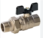 Кран шар 32  (американка) бабочка STOUT