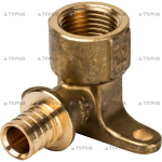 SFA-0009-002012 STOUT Угольник настенный с креплением 20xRp 1/2  для труб из сшитого полиэтилена акс