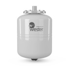 Бак расширительный для ГВС и гелиосистем WDV  8 Wester (белый) нерж.фл.
