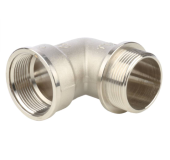  STOUT Угольник с упором НВ никелированный 1 1/2 (270024N141400B)