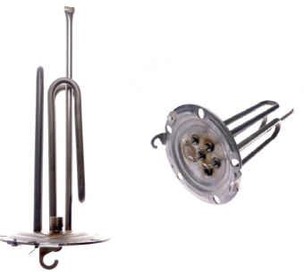 Тэн 2,5 кВт (1,0+1,5) 151746,D125мм,М5 под анод,нерж,под разъем,Thermowatt Италия