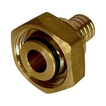 RFA-0034-001634 ROMMER Переходник с накидной гайкой (евроконус) 16xG 3/4  для труб из сшитого полиэт