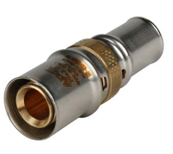  STOUT Муфта соединительная переходная 20х16 для металлопластиковых труб прессовой