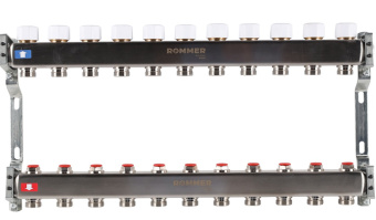 Коллекторный блок 11 нерж. ROMMER