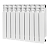 Радиатор бимет. 9 с 500/100 STOUT TITAN (1782 Вт,Гарантия 25 лет,Россия,бок.подкл,белый RAL 9016)