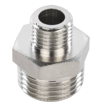  STOUT Ниппель НН переходной никелированный 1/2X1/4 (260003N040200B)