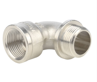  STOUT Угольник с упором НВ никелированный 3/4 (270024N050500B)