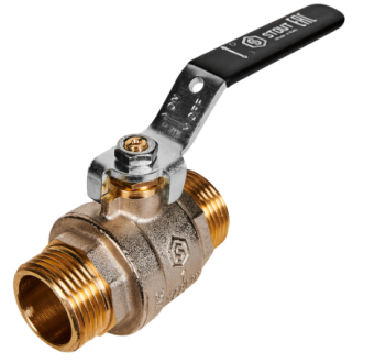 SVB-0005-200025 STOUT Кран шаровой полнопроходной, НР/НР, ручка рычаг 1