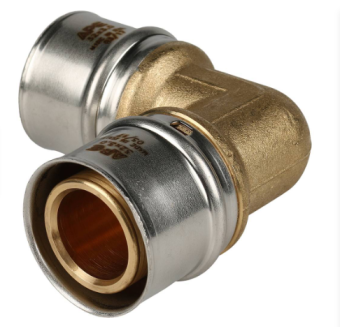  STOUT Угольник  90° 32х32 для металлопластиковых труб прессовой