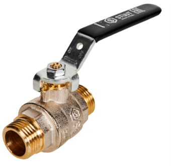 SVB-0005-200015 STOUT Кран шаровой полнопроходной, НР/НР, ручка рычаг 1/2