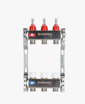 Коллекторный блок  3 РМ нерж. ROMMER