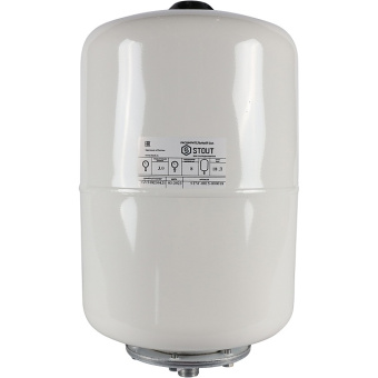 STW-0015-000018 STOUT Расширительный бак, для ГВС 18 л. вертикальный (цвет белый)