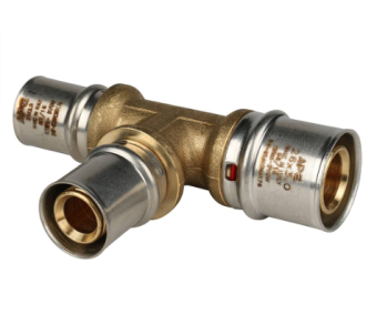  STOUT Тройник переходной 26х20х20 для металлопластиковых труб прессовой