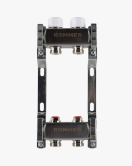 Коллекторный блок  2 нерж. ROMMER