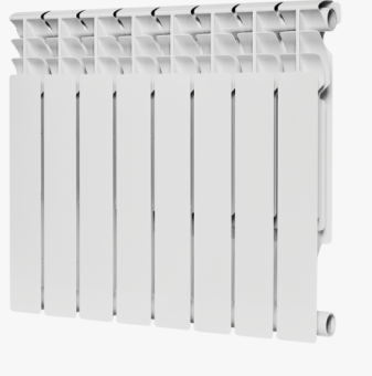 ROMMER Plus BM 500 8 секций радиатор биметаллический (RAL9016)