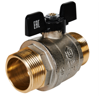 SVB-0006-200032 STOUT Кран шаровой полнопроходной, НР/НР, ручка бабочка 1 1/4