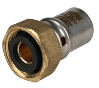  STOUT Переходник с накидной гайкой 3/4 х20 для металлопластиковых труб прессовой