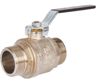 SVB-0005-000032 STOUT Кран шаровой полнопроходной, НР/НР, ручка рычаг 1 1/4