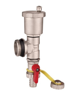 Тройник коллект.в сборе 1" (тройник, возд-отв, дренаж. кран) VR1108 ViEiR 53464