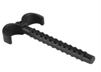 *SMF-0003-028016 STOUT Дюбель-крюк двойной, для труб д.16мм, длина 80мм