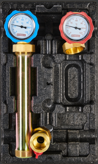 Насосная группа ROMMER с прямым контуром 1 без насоса в теплоизоляции, RDG-1001-002501