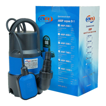 Насос дренажный AQUAMOTOR ARDP 900 D-1 (900Вт,9м,14 кубов,Кабель 10м,Частицы 35мм)