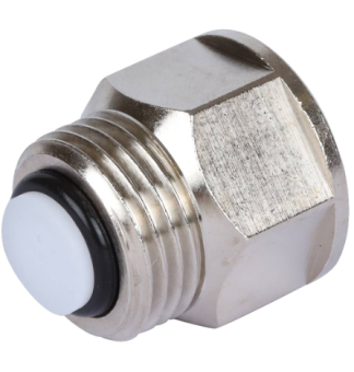  STOUT Клапан отсекающий, обратный, 1/2  никель.