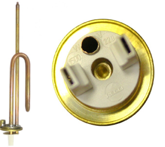 Тэн 1,5 кВт 816644R,D48мм,М5 под анод,медь,стерж.термостат,RCA RECO Италия