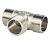  STOUT Тройник НН никелированный 1/2X1/2X1/2 (270010N040404B)
