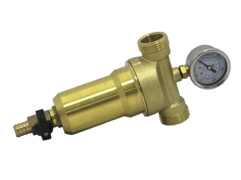 Фильтр промывной  3/4 NT-М Kristal Filter (д/гор.воды с манометром) 3306108