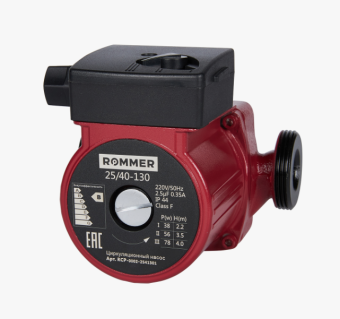 Насос циркул. 25/4-130 ROMMER RATE RCP-0002-2541301