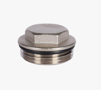 Заглушка для коллектора НР упл.кольцо никель ROMMER RFP-0001-000001