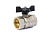 Кран шар 15 г/г бабочка  40 LD Pride  LD 47.300.15 