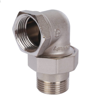  STOUT Американка угловая  ВН, уплотнение под гайкой o-ring кольцо, никелированное 1 (2700I4N101000B