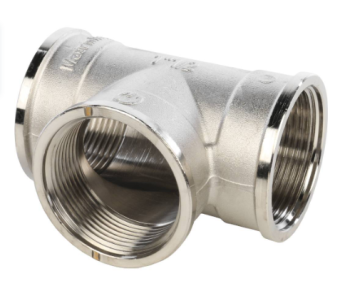  STOUT Тройник ВВ никелированный 1 1/2 (270014N141414B)