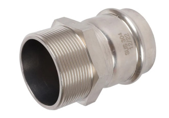 RSS-0021-000542 ROMMER Переходник ВПр-НР, 54х2, из нержавеющей стали прессовой