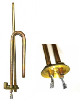 Тэн 1,2 кВт 10025R,D48мм,М5 под анод, медь,стержн.термостат,RCA,RECO Италия