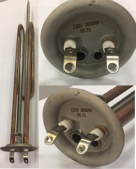 Тэн 2,0 кВт 30060,D64мм,М4 под анод,медь, под винт,RF  