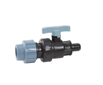 Кран ПНД  25*штуцер 20, разъемный ITAL 29736