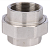  STOUT Американка прямая  ВВ никелированное 2 (2700A7N202000B)