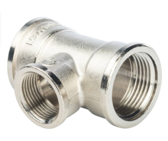  STOUT Тройник ВВ переходной никелированный 1 X3/4X1 (270013N100510B)