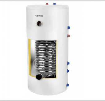Бойлер косвенного нагрева   200 напольный Termica AMET INOX (Бак Нерж,ТО Нерж, Гарания 5 Лет, Китай)