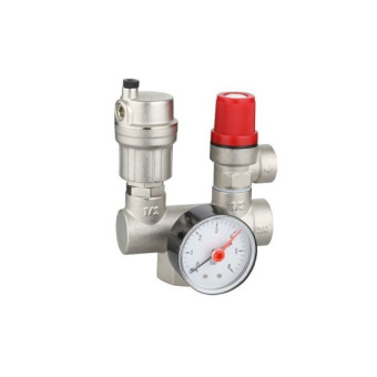 Группа безопасности для котла -ПРОХОДНАЯ 1" (3 бара) проходная IVC.105460.N.01