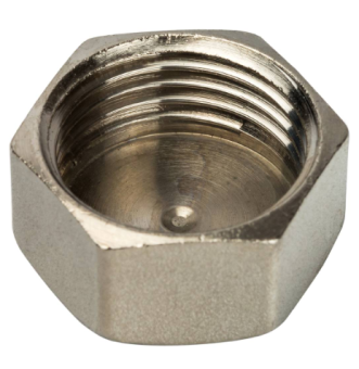  STOUT Заглушка ВР никелированная 1/2 (260041N040000B)