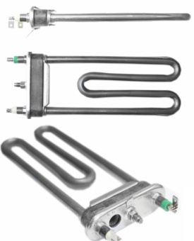 Тэн 1,7 кВт 3406054 стир.маш.L169мм,R13,M125,K2,прямой,отверстие под датчик,Thermowatt Италия