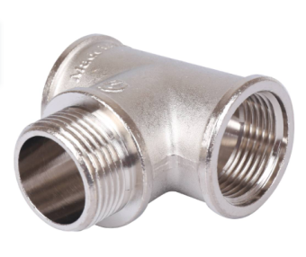  STOUT Тройник ВНВ никелированный 1 x1 x1 (270015N101010B)