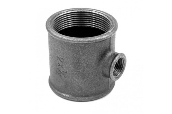 Тройник 25*20*25ДУ чугун,переходной (черный)