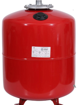 STH-0006-000050 STOUT Расширительный бак на отопление 50 л. (цвет красный)