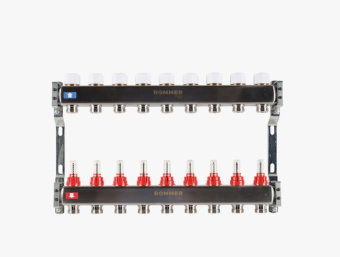 Коллекторный блок  9 РМ нерж. ROMMER
