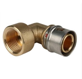  STOUT Угольник-переходник с внутренней резьбой 1 х32 для металлопластиковых труб прессовой